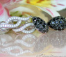 Wonderful Black & White Diamond Earrings