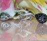 Wonderful Black & White Diamond Earrings