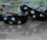 Timeless Black & White Diamond Polkadot Earrings