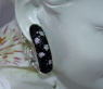 Timeless Black & White Diamond Polkadot Earrings