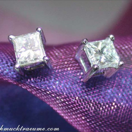 Precious Princess Diamond Solitaire Studs (0,40 ct.)