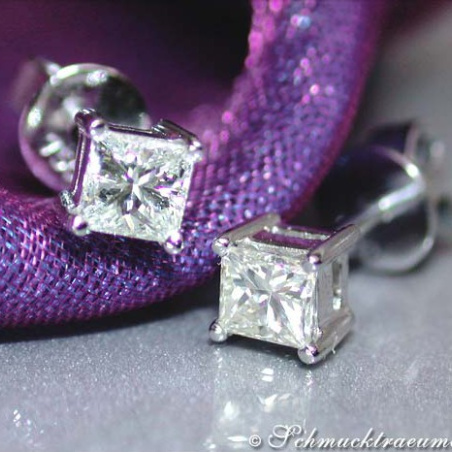 Precious Princess Diamond Solitaire Studs (0,40 ct.)