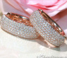 Huge Diamonds Pavé Hoop Earrings