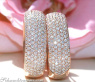 Huge Diamonds Pavé Hoop Earrings