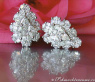 Unique Pear Shaped Diamond Earrings (Illusion Design)