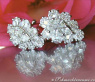 Unique Pear Shaped Diamond Earrings (Illusion Design)