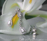 Noble Diamond Earrings with Diamonds of four cuts