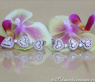 Beautiful Dangling Earrings with Diamond Hearts