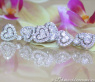 Beautiful Dangling Earrings with Diamond Hearts