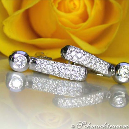 Sophisticated Diamond Earrings
