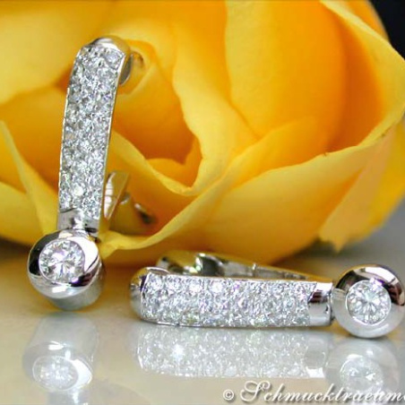 Sophisticated Diamond Earrings