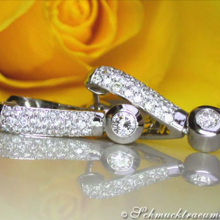 Sophisticated Diamond Earrings