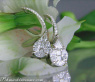 Noble Illusion Design Diamond Teardrop Earrings
