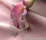 High-end Dangling Earrings with Diamonds (90 mm)
