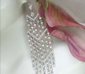 High-end Dangling Earrings with Diamonds (90 mm)