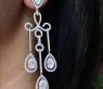 Glorious Diamond Dangling Earrings (Illusion Design)
