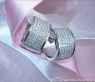 Exquisite Diamond Hoop Earrings in White gold 18k