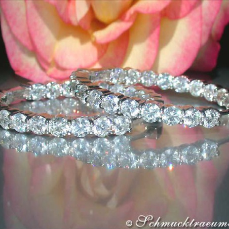 Impressive Diamond Hoop Earrings (9,06 ct.)