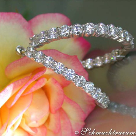 Impressive Diamond Hoop Earrings (9,06 ct.)