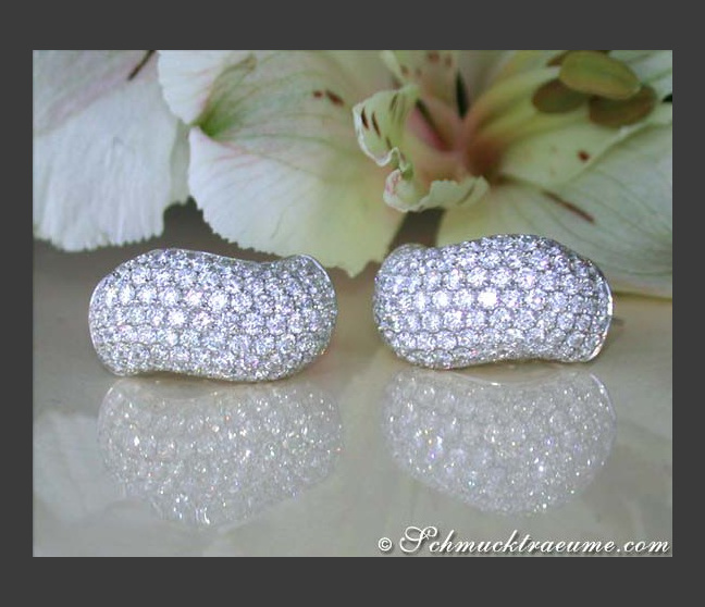 Wavy Diamond Earrings Wavy Diamond Earrings