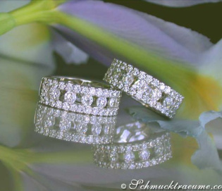 Elegant Diamond Hoop Earrings