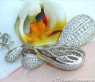 Extra long Diamond Dangling Earrings