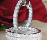 Precious Diamond Hoop Earrings (2,30 ct. - Ø 24 mm)