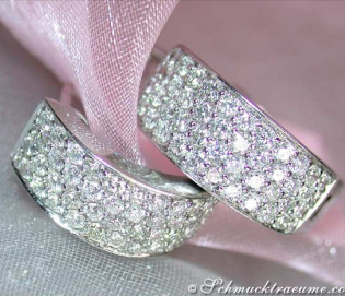 Diamanten Creolen
