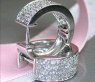 Stately Diamond Huggie Earrings