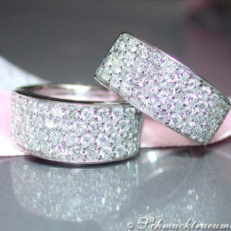 Stately Diamond Huggie Earrings