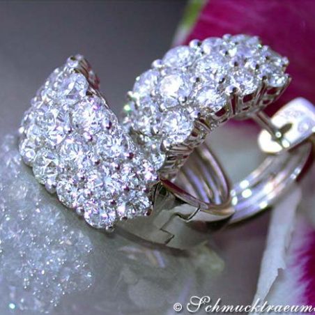 Terrific Diamond Huggie Earrings