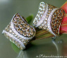 Attractive Brown & White Diamond Studs