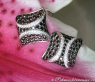 Interesting Black & White Diamond Studs