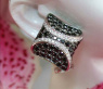 Interesting Black & White Diamond Studs