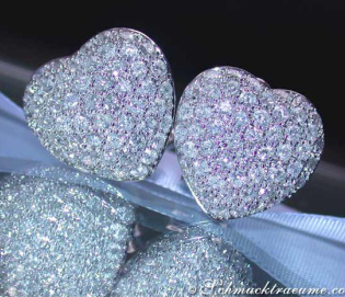 Timeless Diamond Heart Earrings
