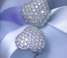 Timeless Diamond Heart Earrings