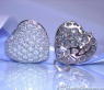 Timeless Diamond Heart Earrings