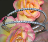 Exquisite Diamond Hoop Earrings in White gold 18k (Ø 54 mm)