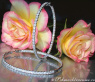 Exquisite Diamond Hoop Earrings in White gold 18k (Ø 54 mm)