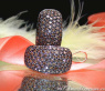 Massive Natural Brown Diamond Earrings