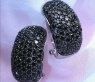 Massive Black Diamond Earrings