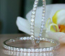 Huge Diamond Hoops (7,10 ct. - Ø 50 mm)