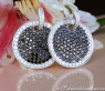 Imposing Black & White Diamond Earrings