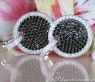 Imposing Black & White Diamond Earrings