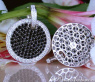 Imposing Black & White Diamond Earrings