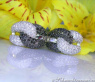 Rich Black & White Diamond Earrings
