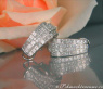 Magnificent Huggie Earrings with Princess Diamonds