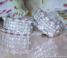 Fancy Huggie Earrings with Marquise & Princess Diamonds