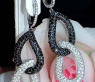 Superior Black & White Diamond Dangling Earrings