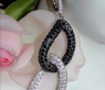 Superior Black & White Diamond Dangling Earrings